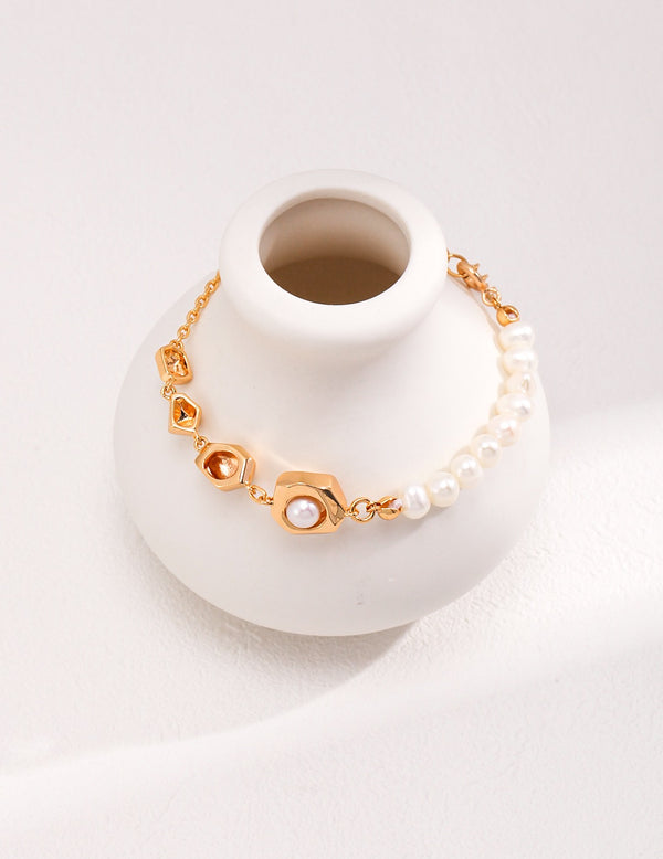 Pearl Lantern Bracelet
